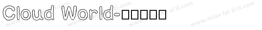 Cloud World字体转换